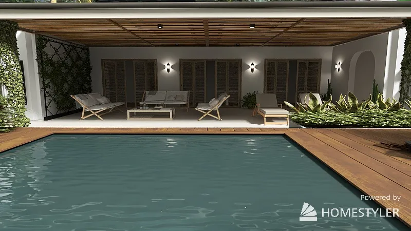 jungle villa 3d design renderings