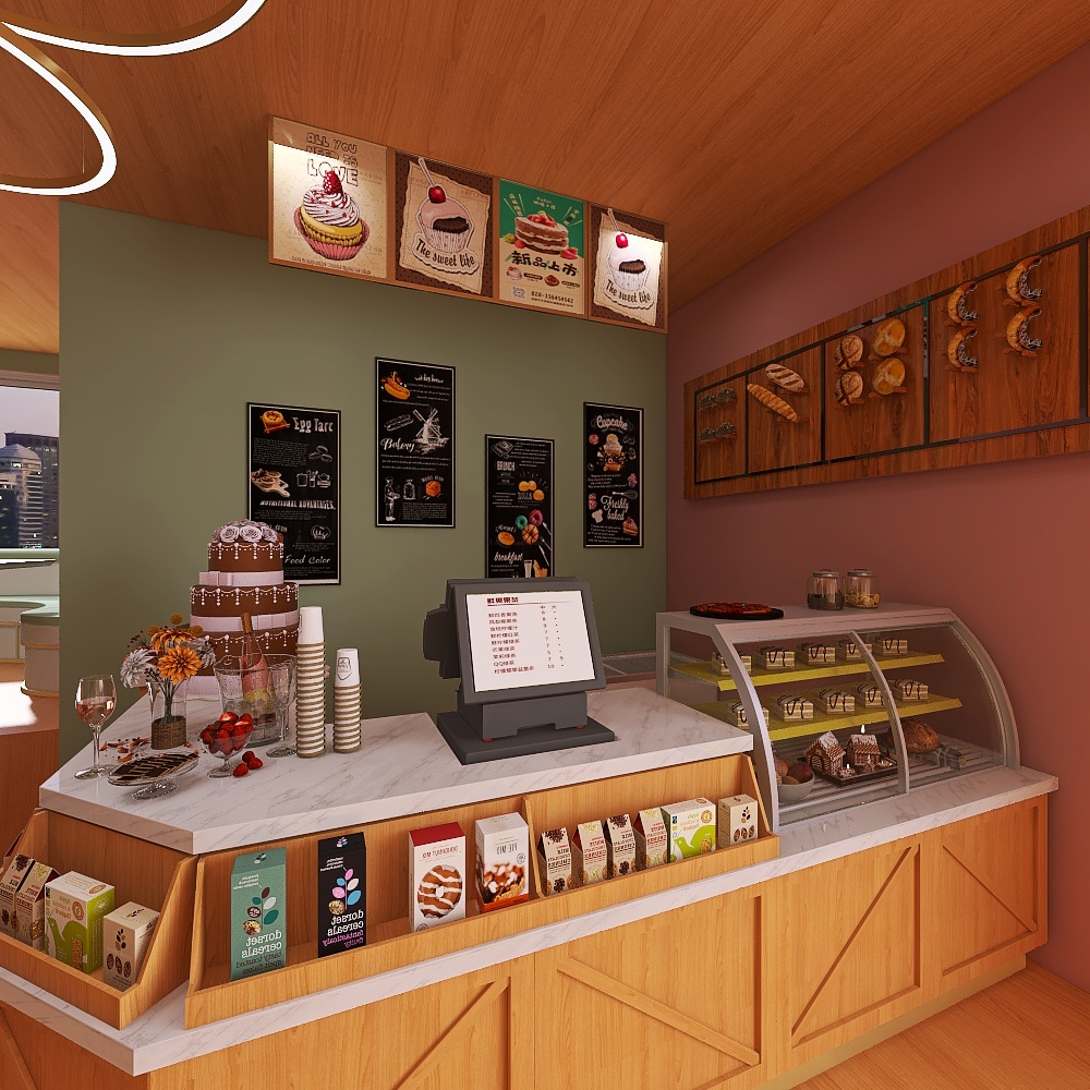 #BakeryContest - Dream Bakery 3d design renderings