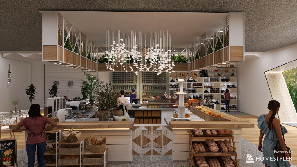#BakeryContest - The Bakery 3d design renderings