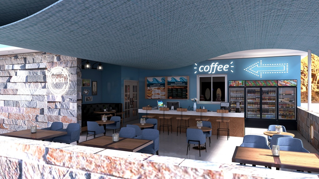 #BakeryContest - Harbor Side Bakery 3d design renderings