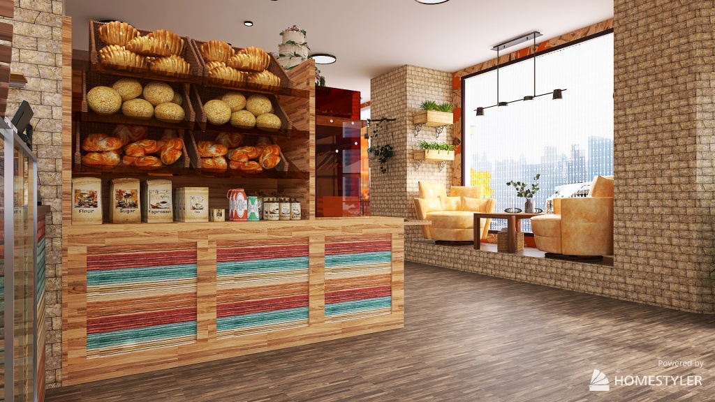 #BakeryContest - CrazyBakery 3d design renderings