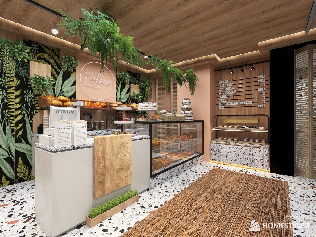 #BakeryContest Castel Premium Bakery Shop 3d design renderings