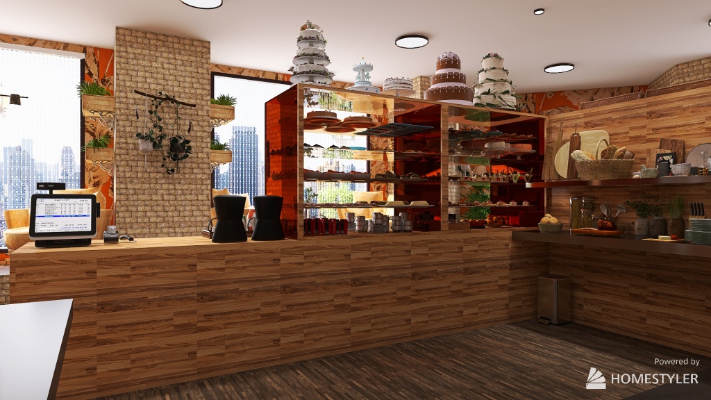 #BakeryContest - CrazyBakery 3d design renderings