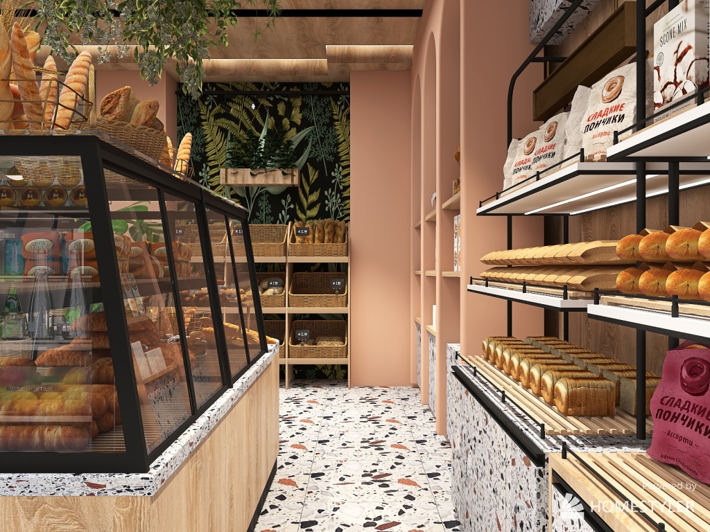 #BakeryContest Castel Premium Bakery Shop 3d design renderings