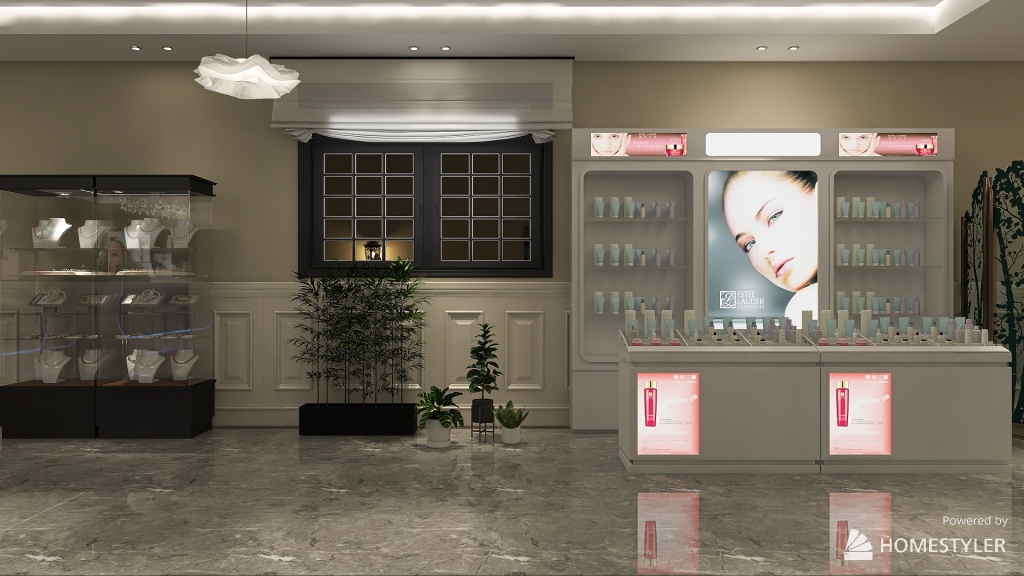 House of Elegance (Beauty Center) 3d design renderings