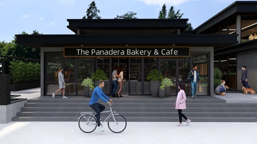 #BakeryContest - Panadera Bakery & Cafe 3d design renderings