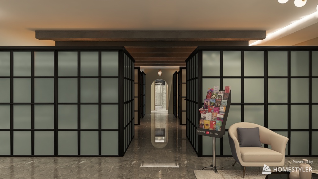 House of Elegance (Beauty Center) 3d design renderings