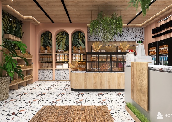 #BakeryContest Castel Premium Bakery Shop Design Rendering