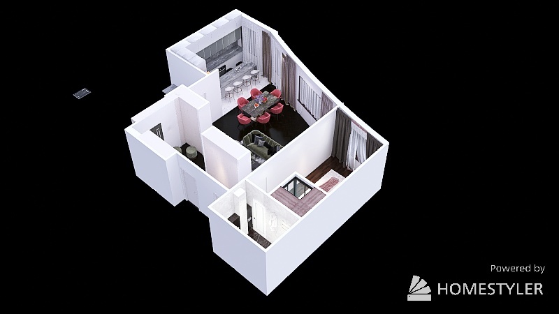 House for a couple 3d design picture 84.72