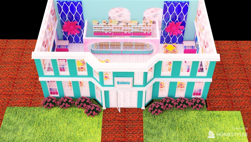 #BakeryContest - Colorful Bakery 3d design picture 167.32