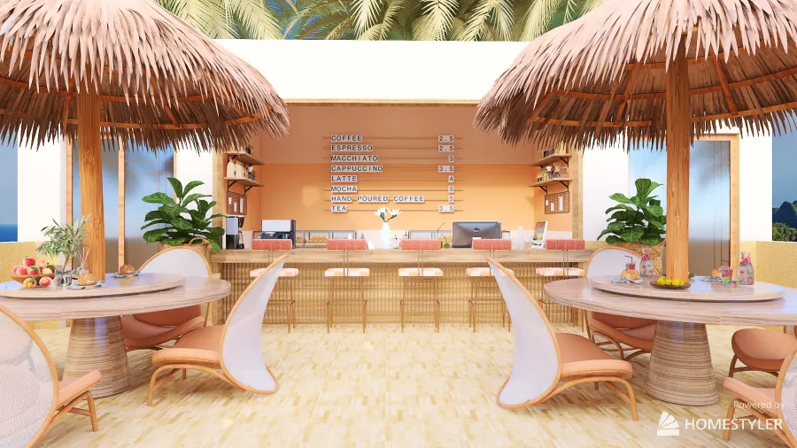 #BakeryContest Tropical 3d design renderings