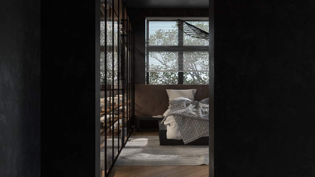 Modern { PROJECT HOUSE-SUMMER } Black 3d design renderings