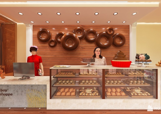 #BakeryContest Nutella Design Rendering