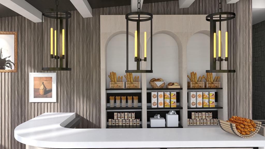 #BakeryContest-LuLu Kitchen 3d design renderings