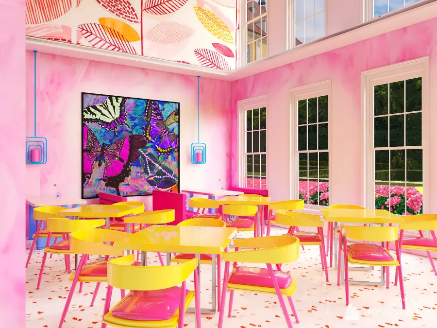 #BakeryContest - Colorful Bakery 3d design renderings