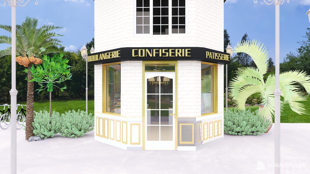 #BakeryContest [BOULENGERIE CONFISERIE PATISSERIE] 3d design renderings