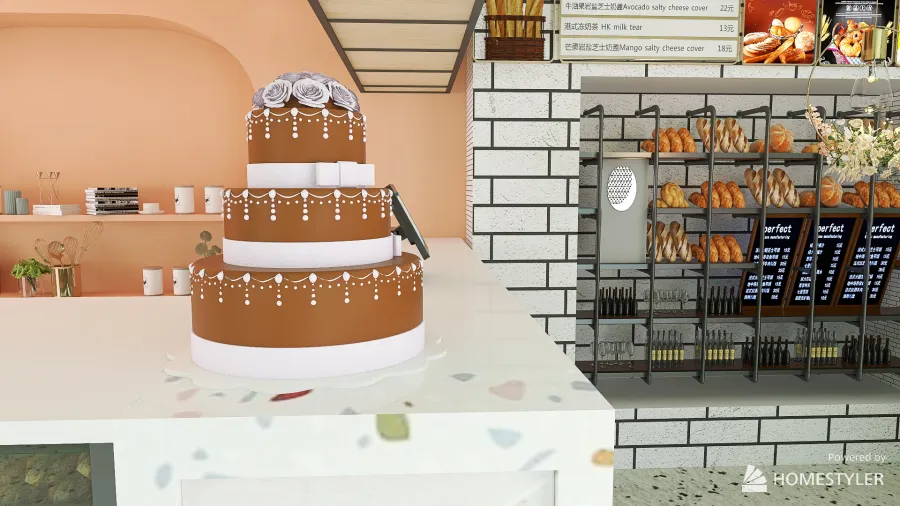 #BakeryContest-BEBOs BAKERY 3d design renderings