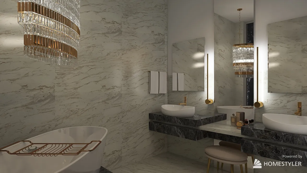 Bathroom 3d design renderings