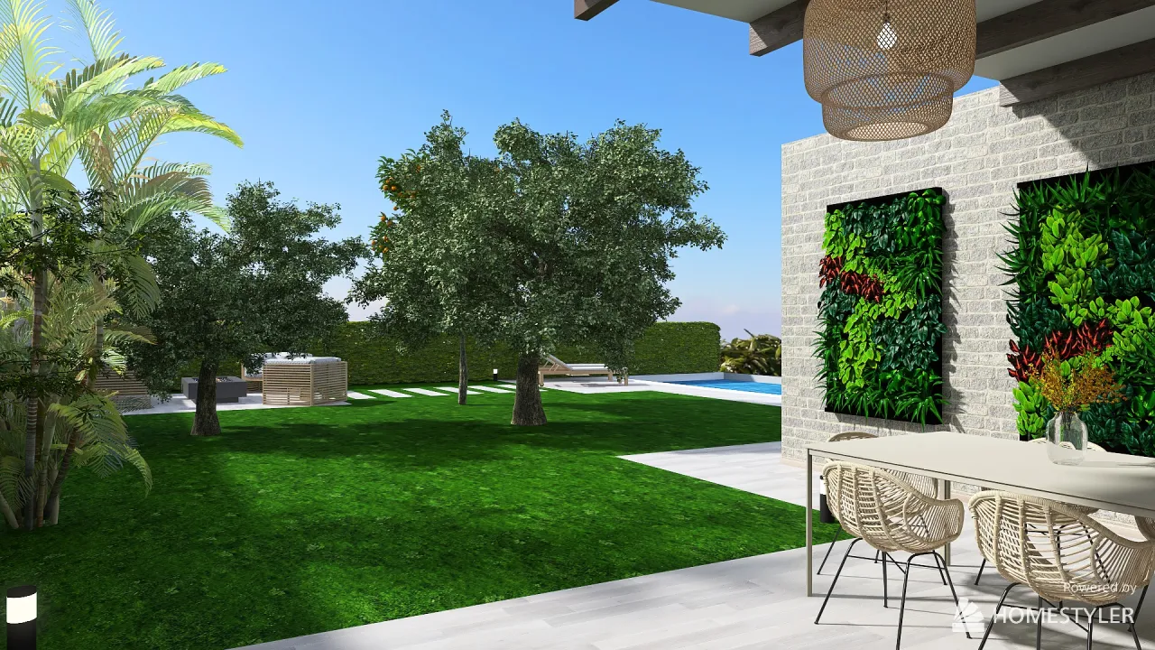 Balcony 3d design renderings