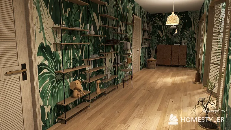 jungle villa 3d design renderings