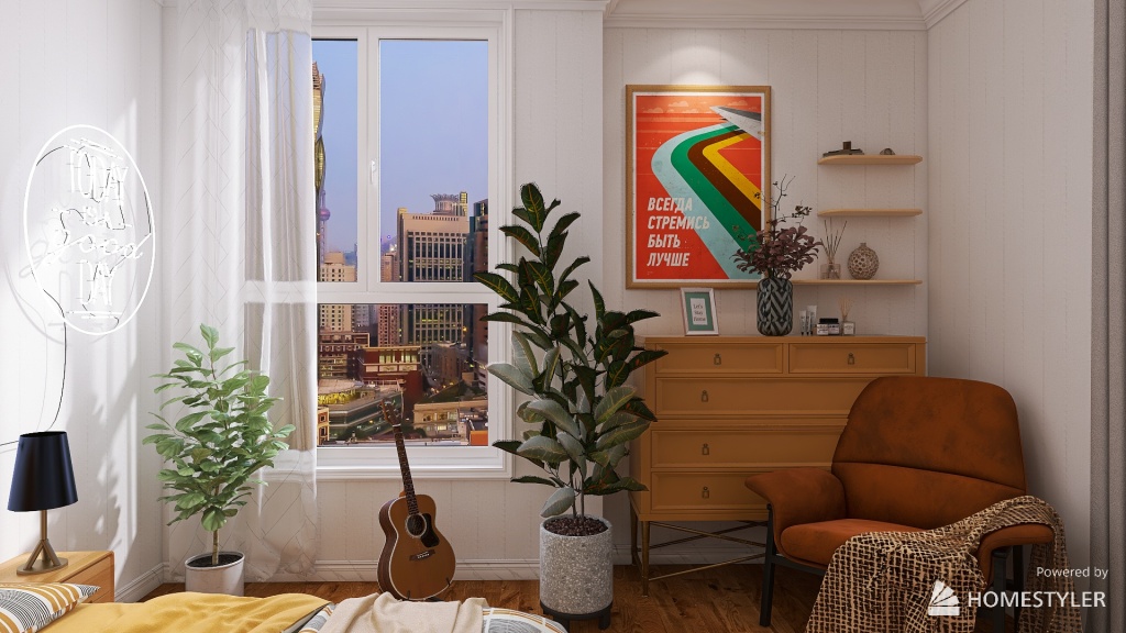Apartamento para temporada. 3d design renderings