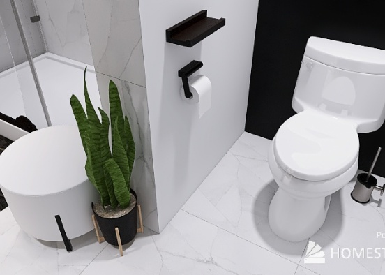 Bathroom - faux marble Design Rendering