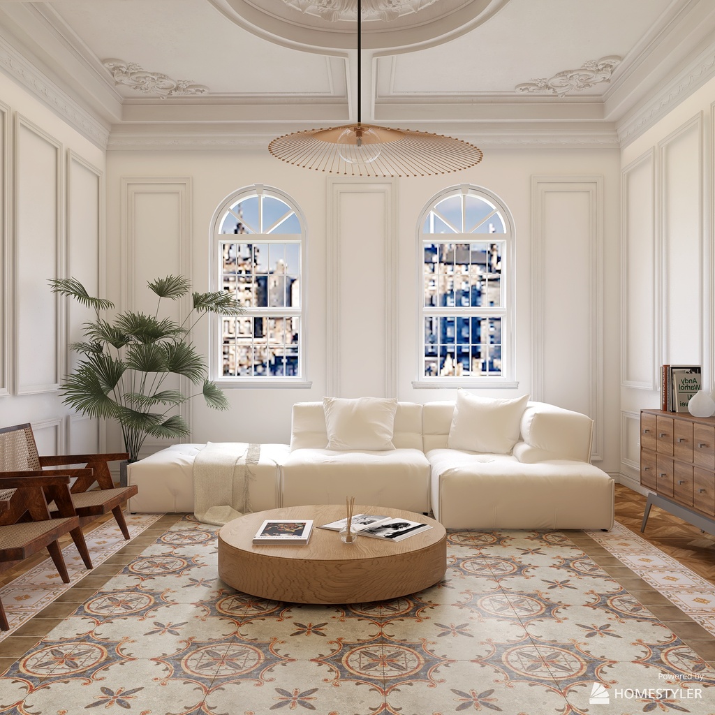 Classic apartment 3d design renderings