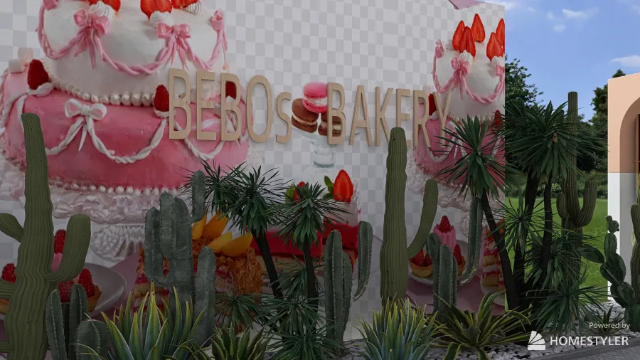 #BakeryContest-BEBOs BAKERY 3d design renderings