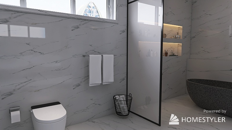 Banheiro Master 3d design renderings