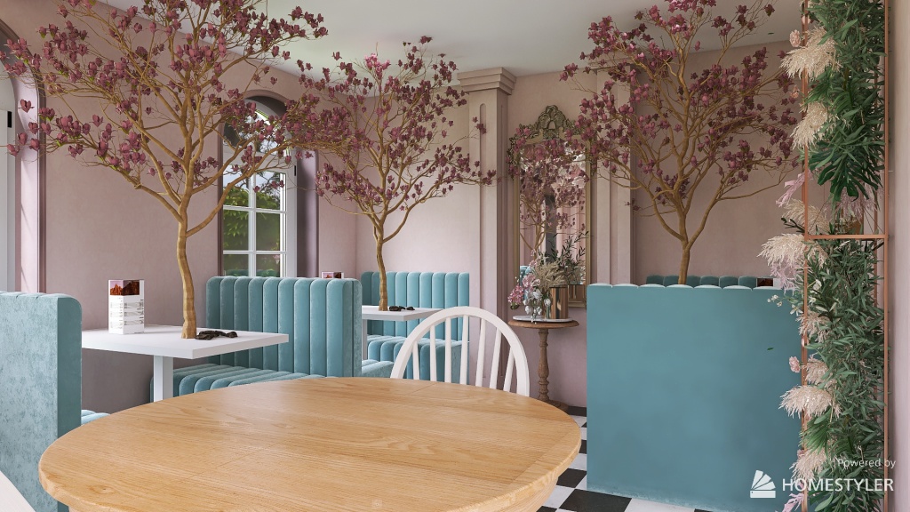 #BakeryContest Miel et Rose Bakery 3d design renderings