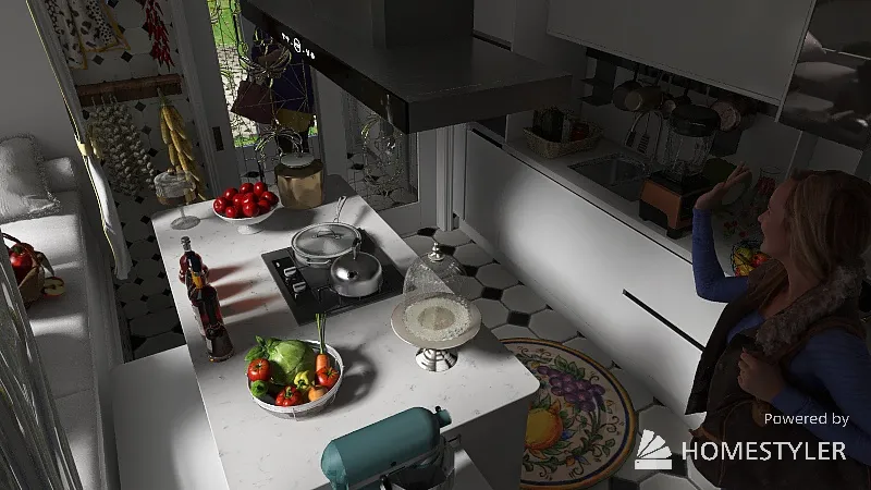 Kitchen 3d design renderings