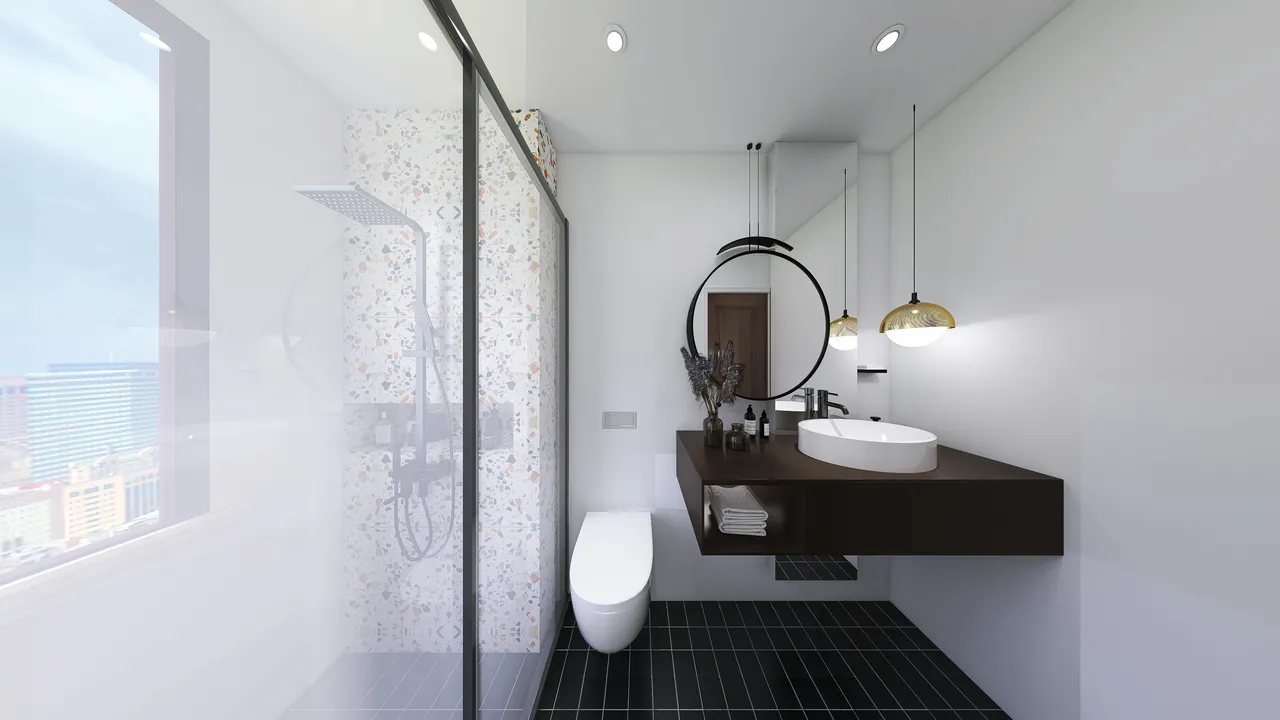 MasterBathroom 3d design renderings