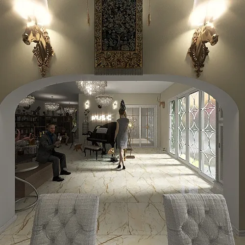 DiningRoom 3d design renderings