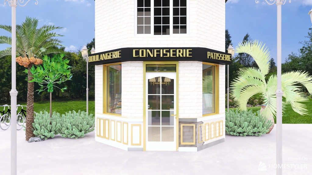 #BakeryContest [BOULENGERIE CONFISERIE PATISSERIE] 3d design renderings