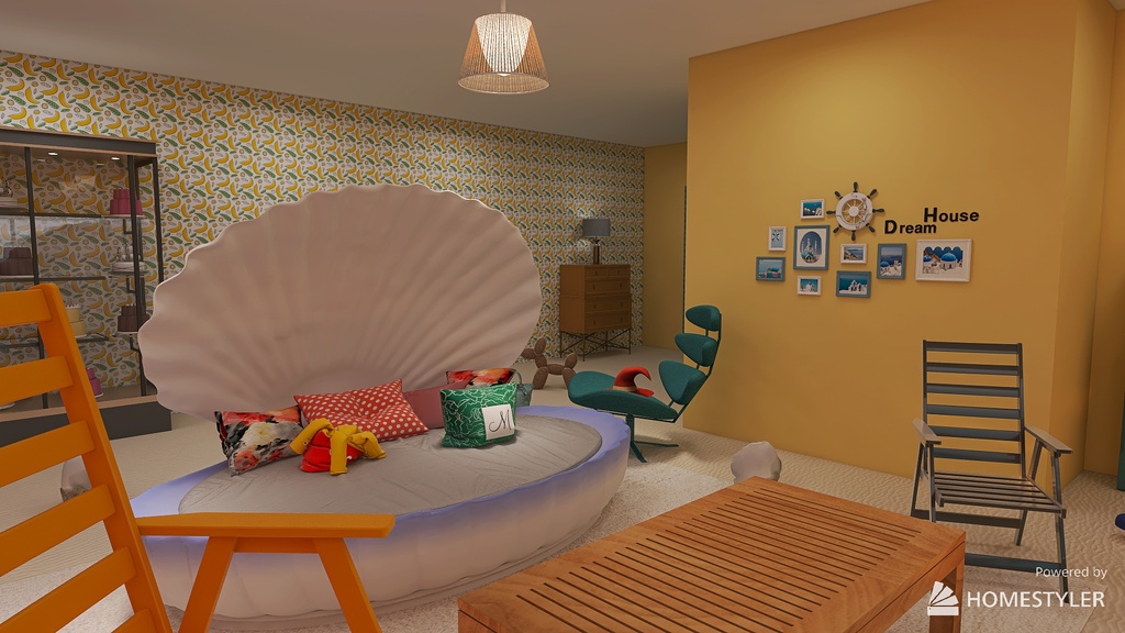 Living Room 3d design renderings