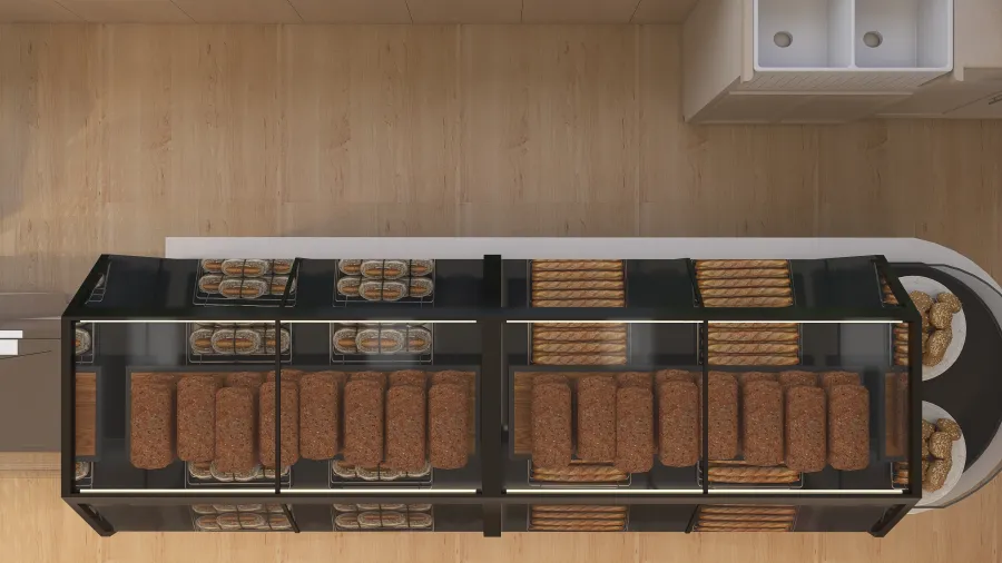 #BakeryContest Bakery Auto Pane 24/7 3d design renderings