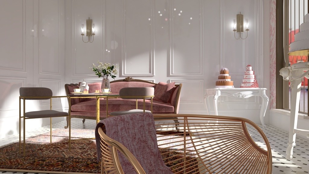 Tasting room 3d design renderings