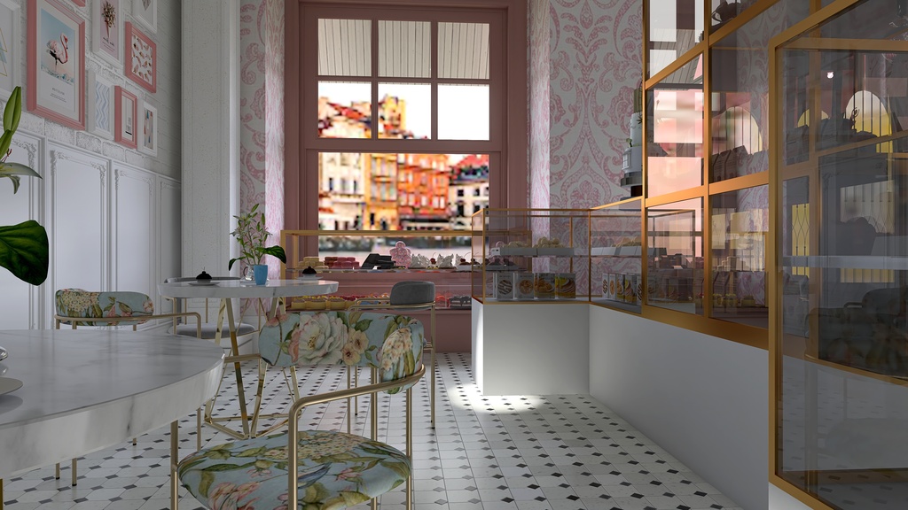 Showroom 3d design renderings