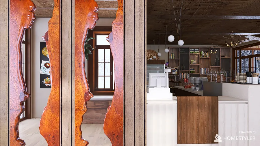 #BakeryContest - The Cabin bakery 3d design renderings