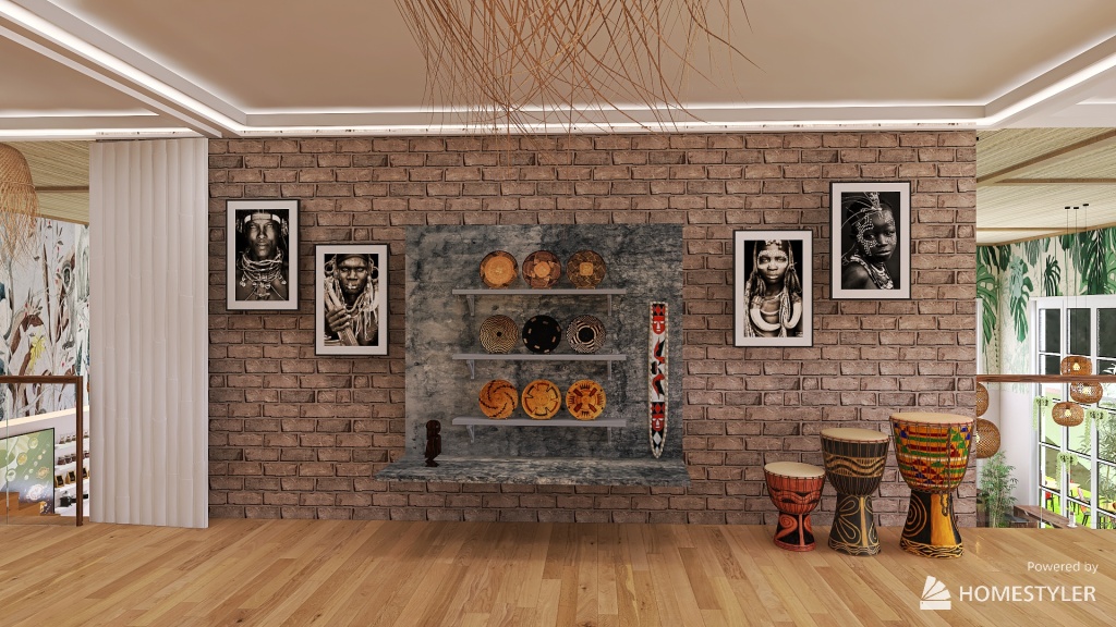 Bamboo Cafe and bakery, #BakeryContest 3d design renderings