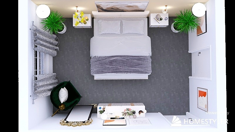 Ellicot City Apartment - Bedroom 3d design picture 17.77
