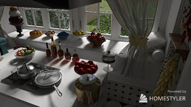 Kitchen 3d design renderings