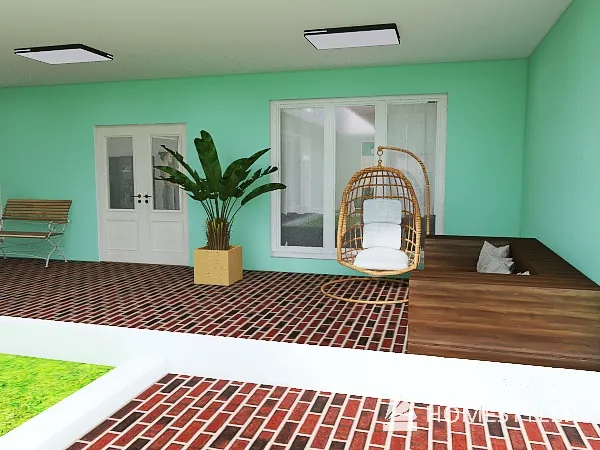 3 bed 2 bath house 3d design renderings
