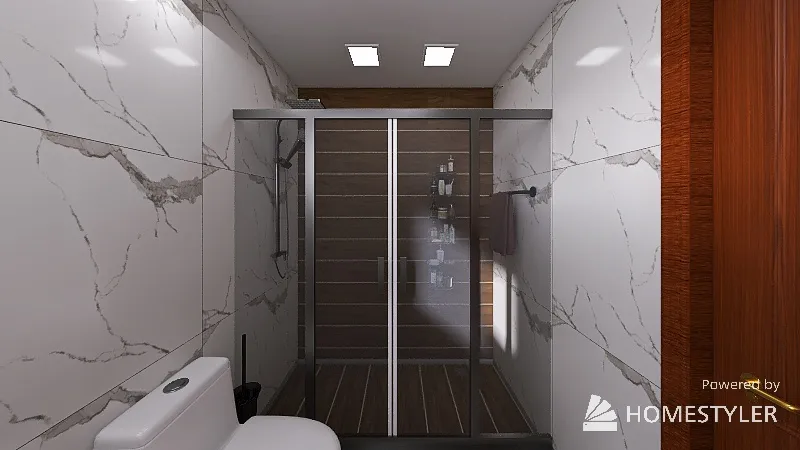 Banheiro do Gabriel 3d design renderings