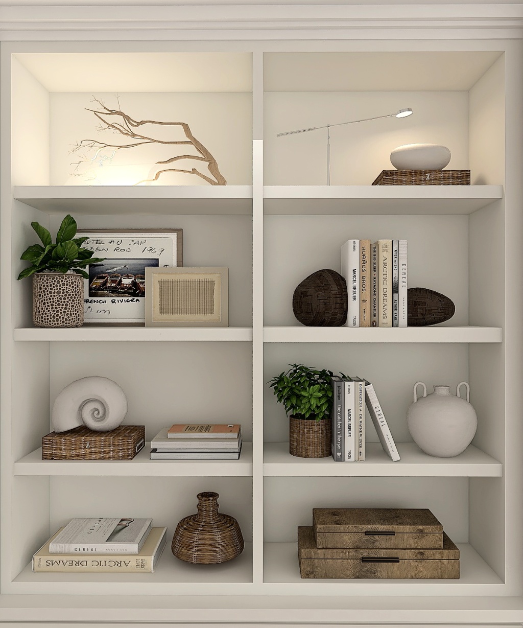 Modern WoodTones Family Room 3d design renderings