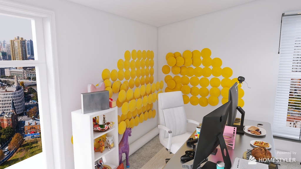 Office 3d design renderings