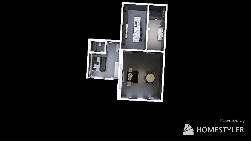 Room 1- Classic Black and White 3d design picture 118.41