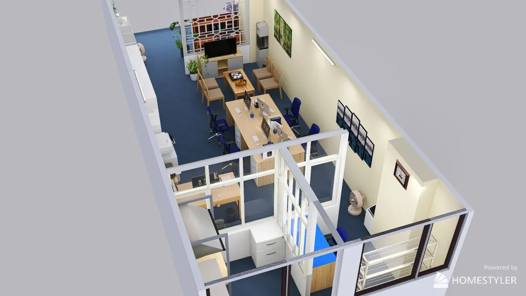 Copy of Văn phòng 3d design renderings