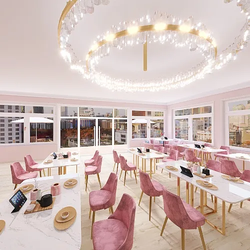 #BakeryContest - Cafeteria Noturna! 3d design renderings