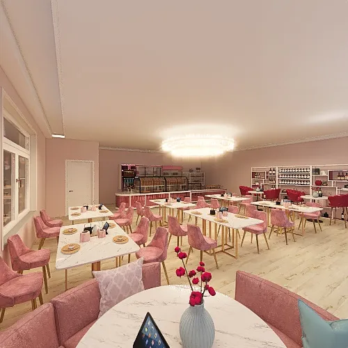 #BakeryContest - Cafeteria Noturna! 3d design renderings